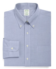 Brooks Brothers Men Milano Slim-Fit Dress Shirt, Non-Iron Button-Down Collar