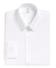 Brooks Brothers Men Milano Slim-Fit Dress Shirt, Button-Down Collar