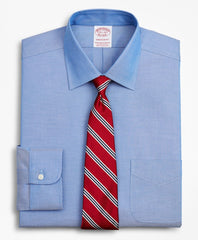 Brooks Brothers Men Stretch Madison Classic-Fit Dress Shirt, Non-Iron Pinpoint Ainsley Collar