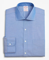 Brooks Brothers Men Stretch Madison Classic-Fit Dress Shirt, Non-Iron Pinpoint English Collar