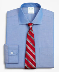 Brooks Brothers Men Stretch Milano Slim-Fit Dress Shirt, Non-Iron Pinpoint English Collar