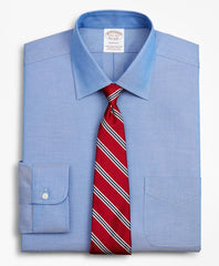 Brooks Brothers Men Stretch Soho Extra-Slim-Fit Dress Shirt, Non-Iron Pinpoint Ainsley Collar