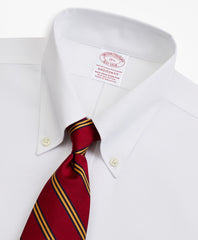 Brooks Brothers Men Stretch Madison Classic-Fit Dress Shirt, Non-Iron Pinpoint Short-Sleeve