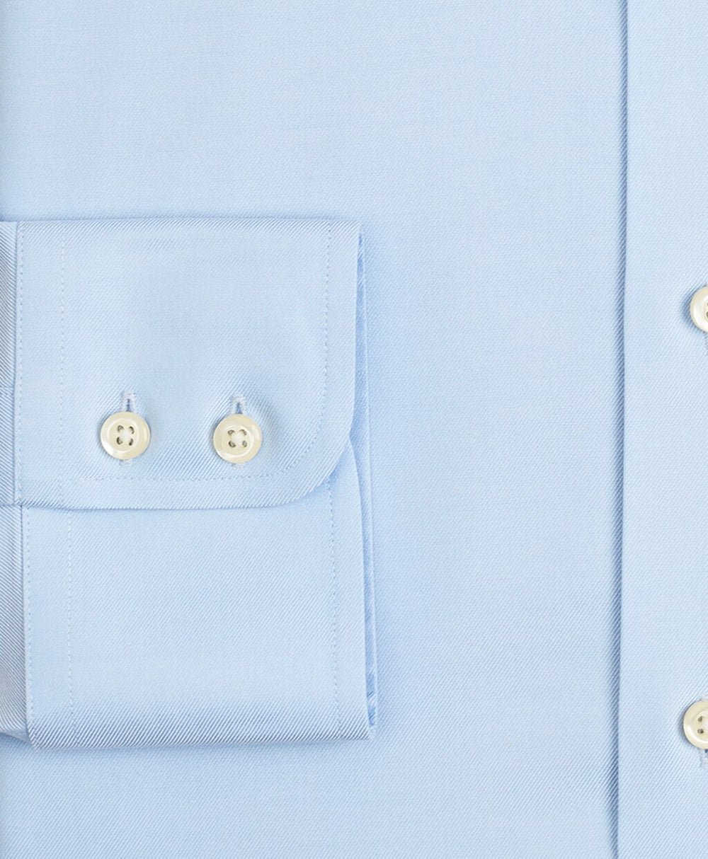 Brooks Brothers Men Stretch Regent Fitted Dress Shirt, Non-Iron Twill Button-Down Collar