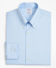 Brooks Brothers Men Stretch Regent Fitted Dress Shirt, Non-Iron Twill Button-Down Collar