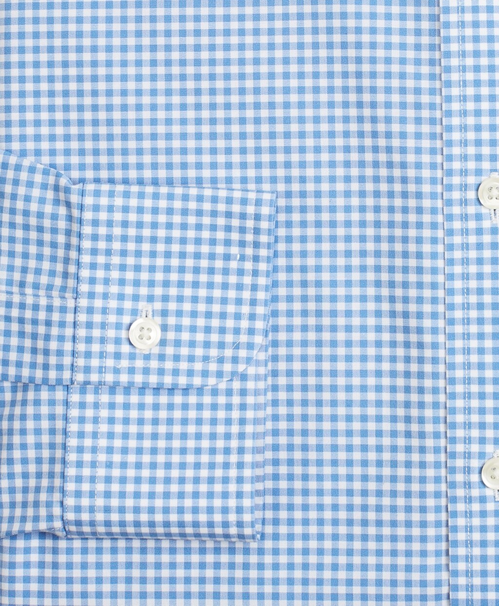 Brooks Brothers Men Stretch Madison Classic-Fit Dress Shirt, Non-Iron Poplin English Collar Gingham