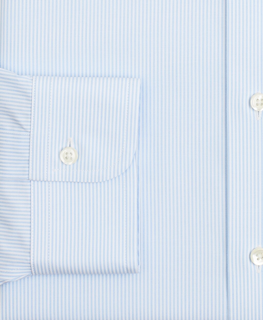 Brooks Brothers Men Stretch Madison Classic-Fit Dress Shirt, Non-Iron Poplin Button-Down Collar Fine Stripe