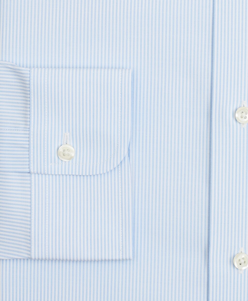 Brooks Brothers Men Stretch Madison Classic-Fit Dress Shirt, Non-Iron Poplin Ainsley Collar Fine Stripe