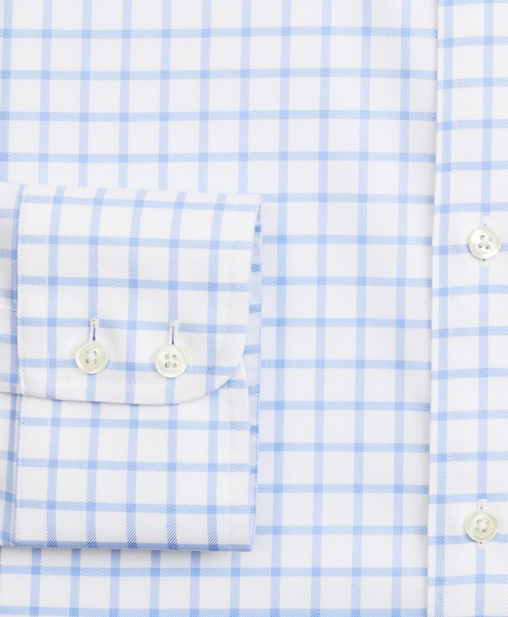 Brooks Brothers Men Stretch Madison Classic-Fit Dress Shirt, Non-Iron Twill English Collar Grid Check