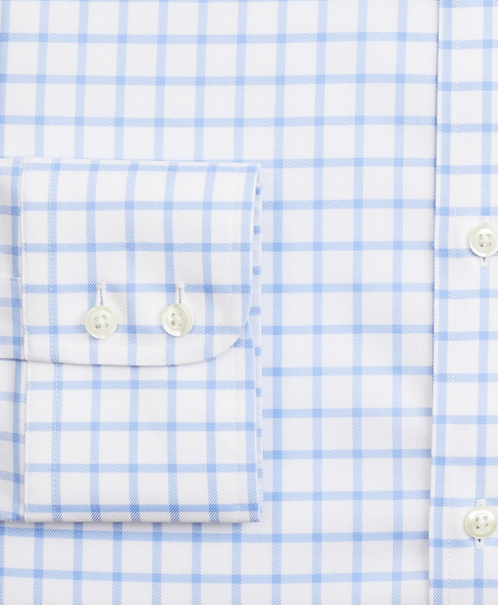 Brooks Brothers Men Stretch Milano Slim-Fit Dress Shirt, Non-Iron Twill Button-Down Collar Grid Check