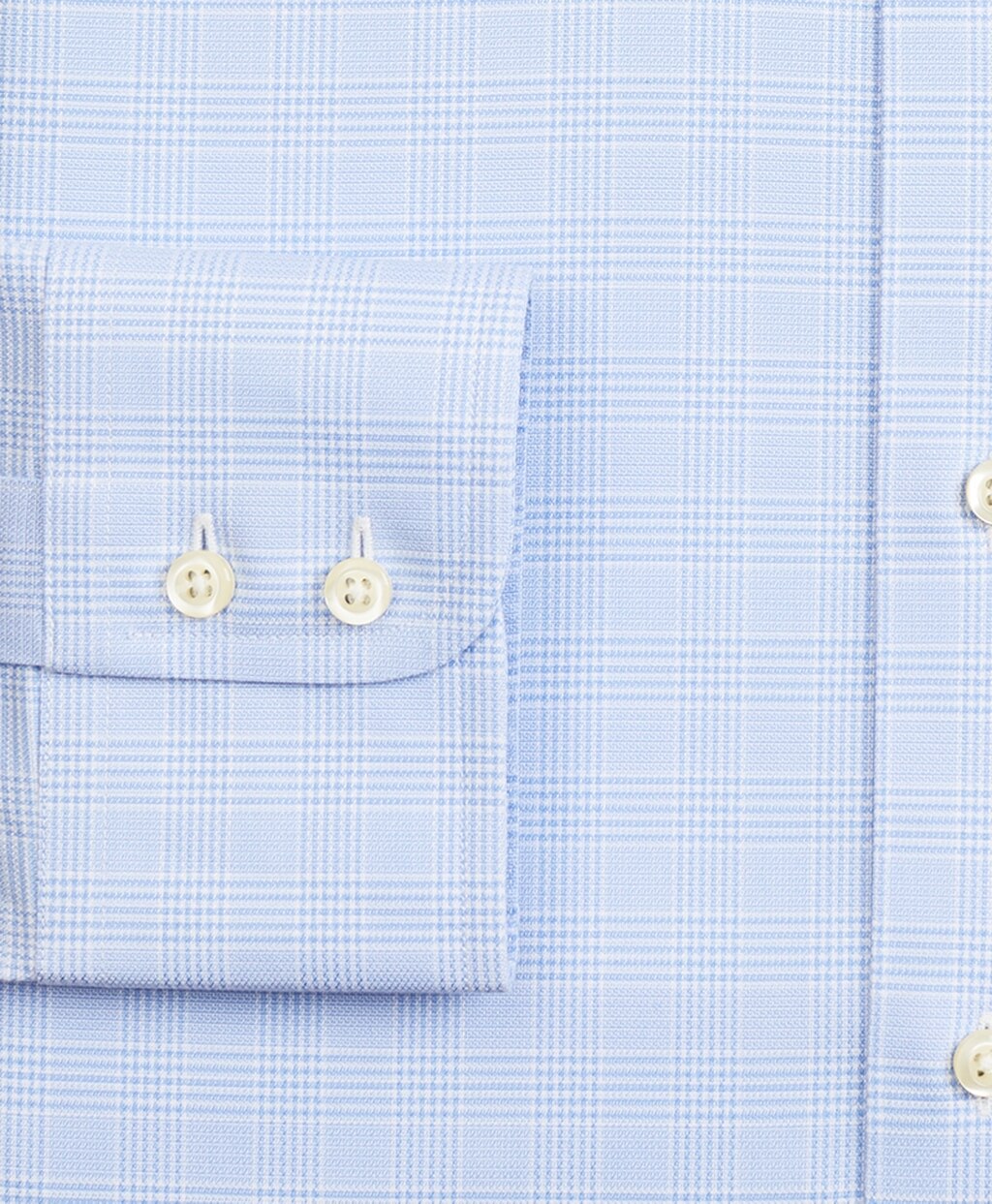 Brooks Brothers Men Stretch Milano Slim-Fit Dress Shirt, Non-Iron Royal Oxford Ainsley Collar Glen Plaid