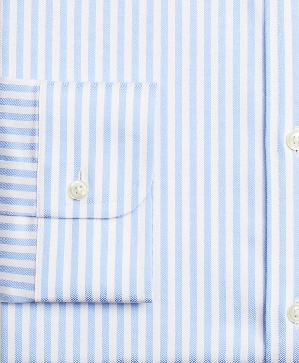 Brooks Brothers Men Stretch Madison Classic-Fit Dress Shirt, Non-Iron Twill English Collar Bold Stripe