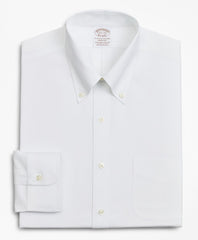 Brooks Brothers Men Stretch Soho Extra-Slim-Fit Dress Shirt, Non-Iron Poplin Button-Down Collar