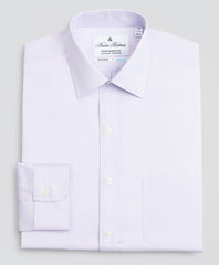 Brooks Brothers Men Regent Fitted Dress Shirt, Performance Non-Iron with COOLMAX®, Ainsley Collar Twill Check