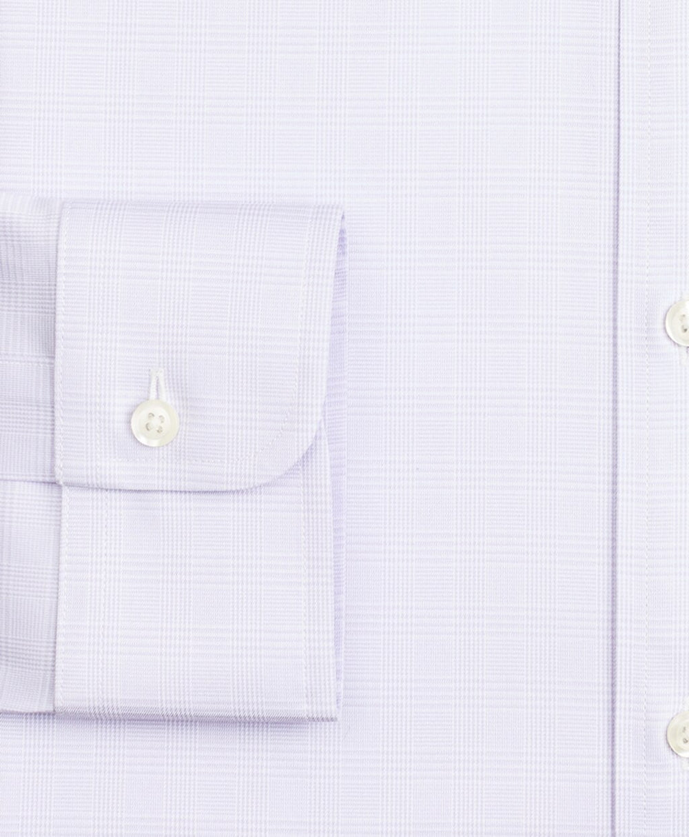 Brooks Brothers Men Madison Classic-Fit Dress Shirt, Performance Non-Iron with COOLMAX®, Button-Down Collar Twill Check
