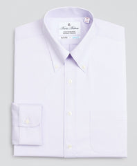 Brooks Brothers Men Madison Classic-Fit Dress Shirt, Performance Non-Iron with COOLMAX®, Button-Down Collar Twill Check