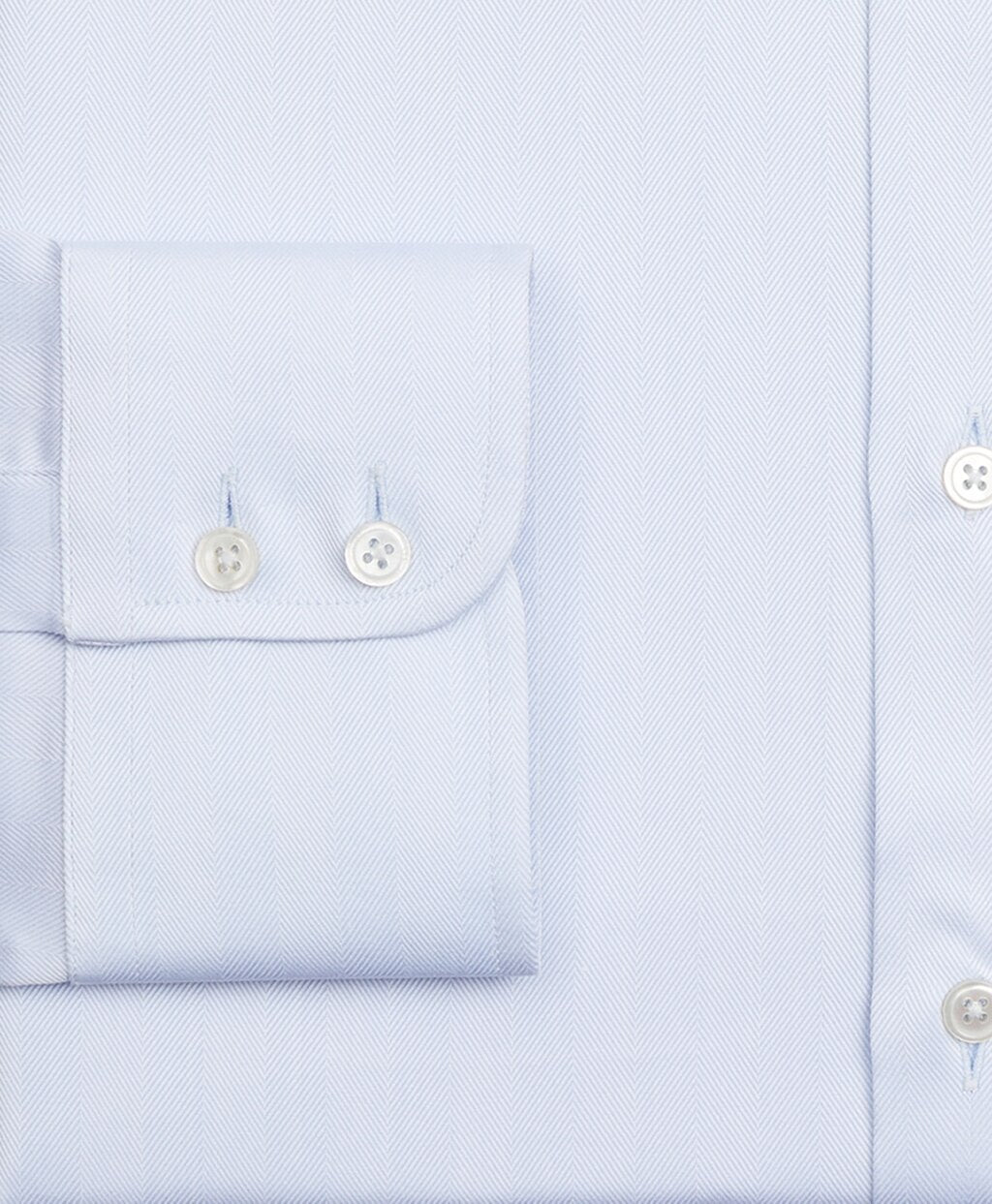 Brooks Brothers Men Luxury Collection Milano Slim-Fit Dress Shirt, Franklin Spread Collar Herringbone