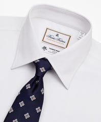 Brooks Brothers Men Luxury Collection Soho Extra-Slim-Fit Dress Shirt, Franklin Spread Collar Herringbone
