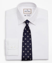 Brooks Brothers Men Luxury Collection Soho Extra-Slim-Fit Dress Shirt, Franklin Spread Collar Herringbone