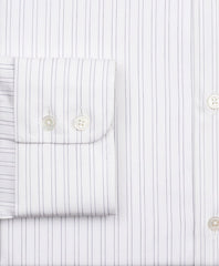 Brooks Brothers Men Luxury Collection Regent Fitted Dress Shirt, Franklin Spread Collar Stripe