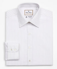 Brooks Brothers Men Luxury Collection Soho Extra-Slim-Fit Dress Shirt, Franklin Spread Collar Stripe
