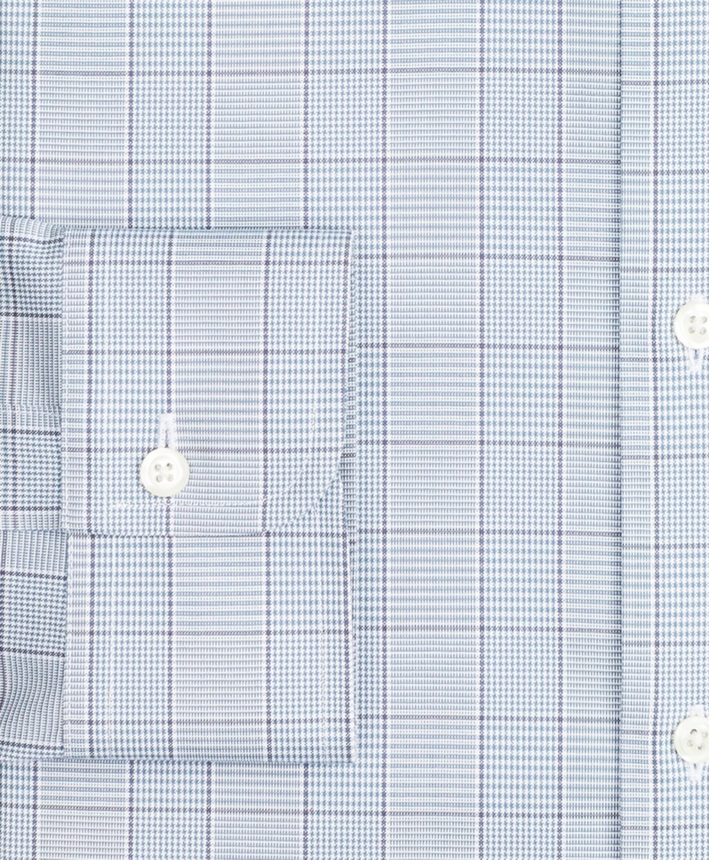 Brooks Brothers Men Stretch Soho Extra-Slim-Fit Dress Shirt, Non-Iron Pinpoint Button-Down Collar Glen Plaid