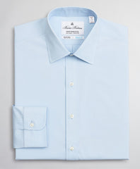 Brooks Brothers Men Soho Extra-Slim Fit Dress Shirt, Performance Non-Iron with COOLMAX®, Ainsley Collar Twill