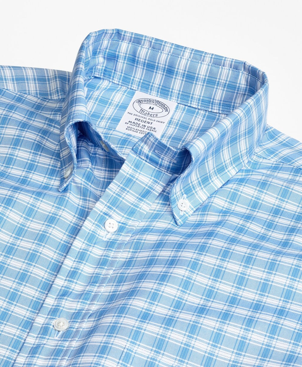 Brooks Brothers Men Regent Fit Oxford Check Sport Shirt