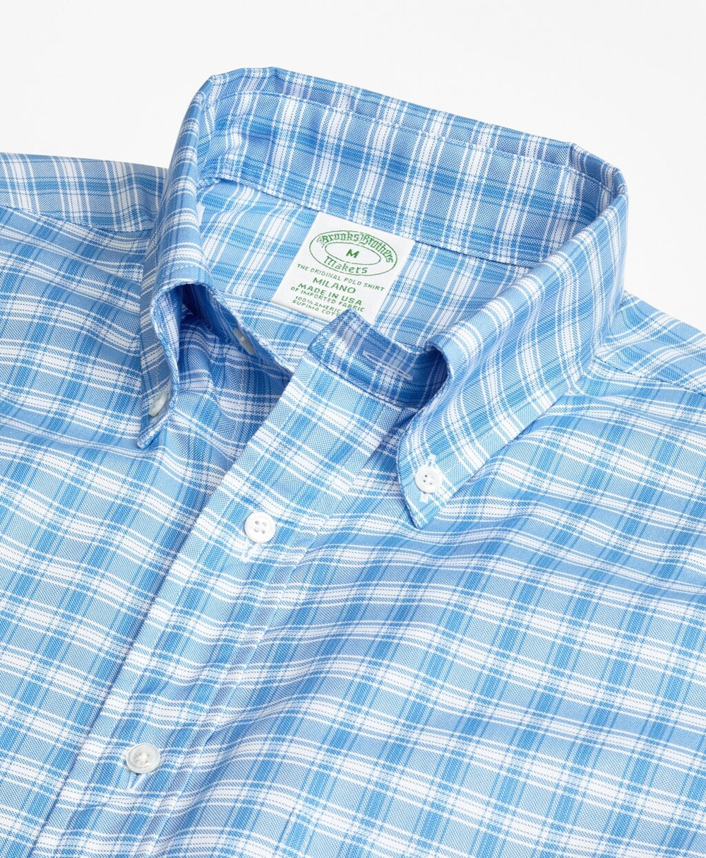 Brooks Brothers Men Milano Fit Oxford Check Sport Shirt