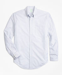 Brooks Brothers Men Milano Fit Oxford Bengal Stripe Sport Shirt