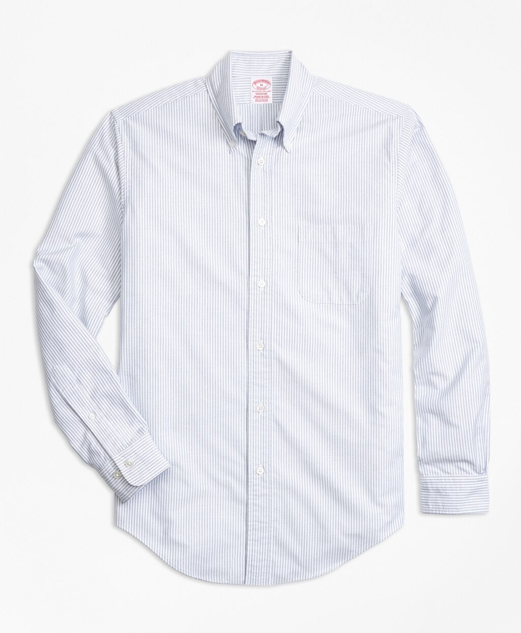 Brooks Brothers Men Madison Fit Oxford Bengal Stripe Sport Shirt