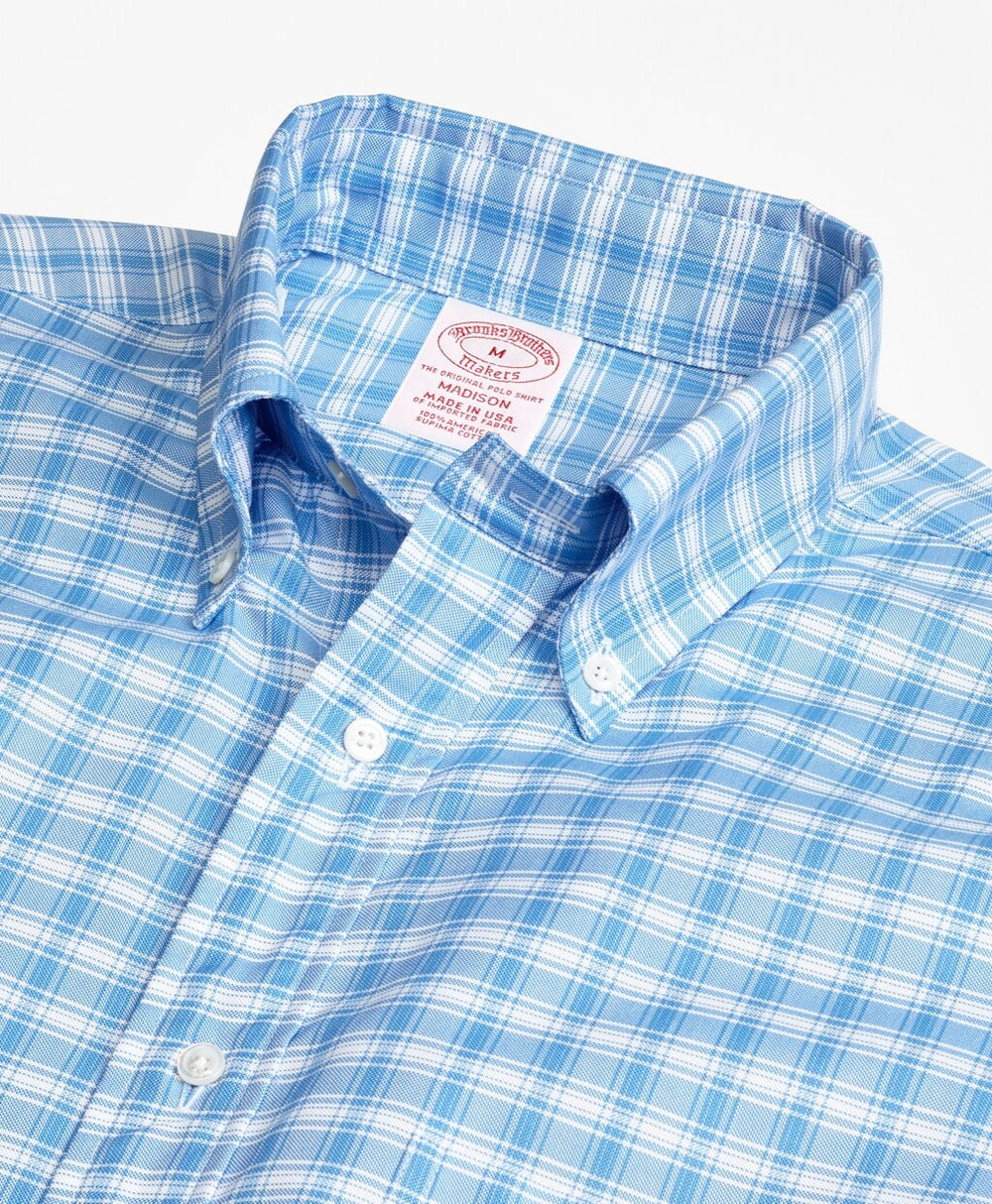 Brooks Brothers Men Madison Fit Oxford Check Sport Shirt