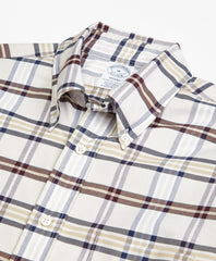 Brooks Brothers Men Regent Fit Oxford Tartan Sport Shirt