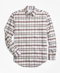 Brooks Brothers Men Regent Fit Oxford Tartan Sport Shirt