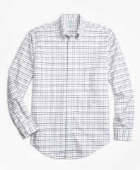 Brooks Brothers Men Milano Fit Oxford Multi-Check Sport Shirt