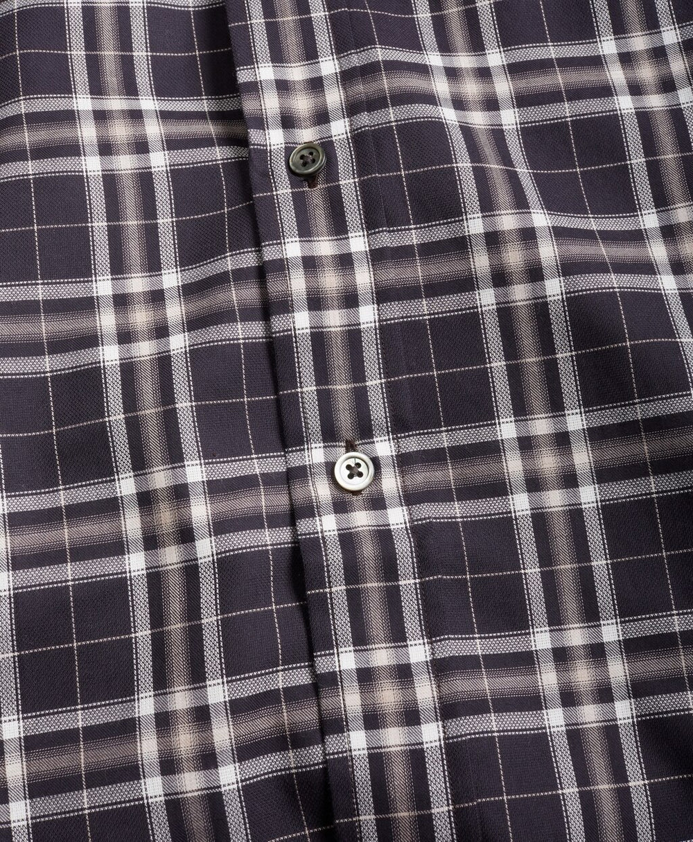 Brooks Brothers Men Golden Fleece® Regent Fit Black Plaid Flannel Sport Shirt