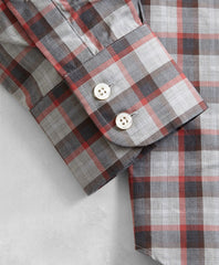 Brooks Brothers Men Golden Fleece® Regent Fit Multi-Plaid Flannel Sport Shirt