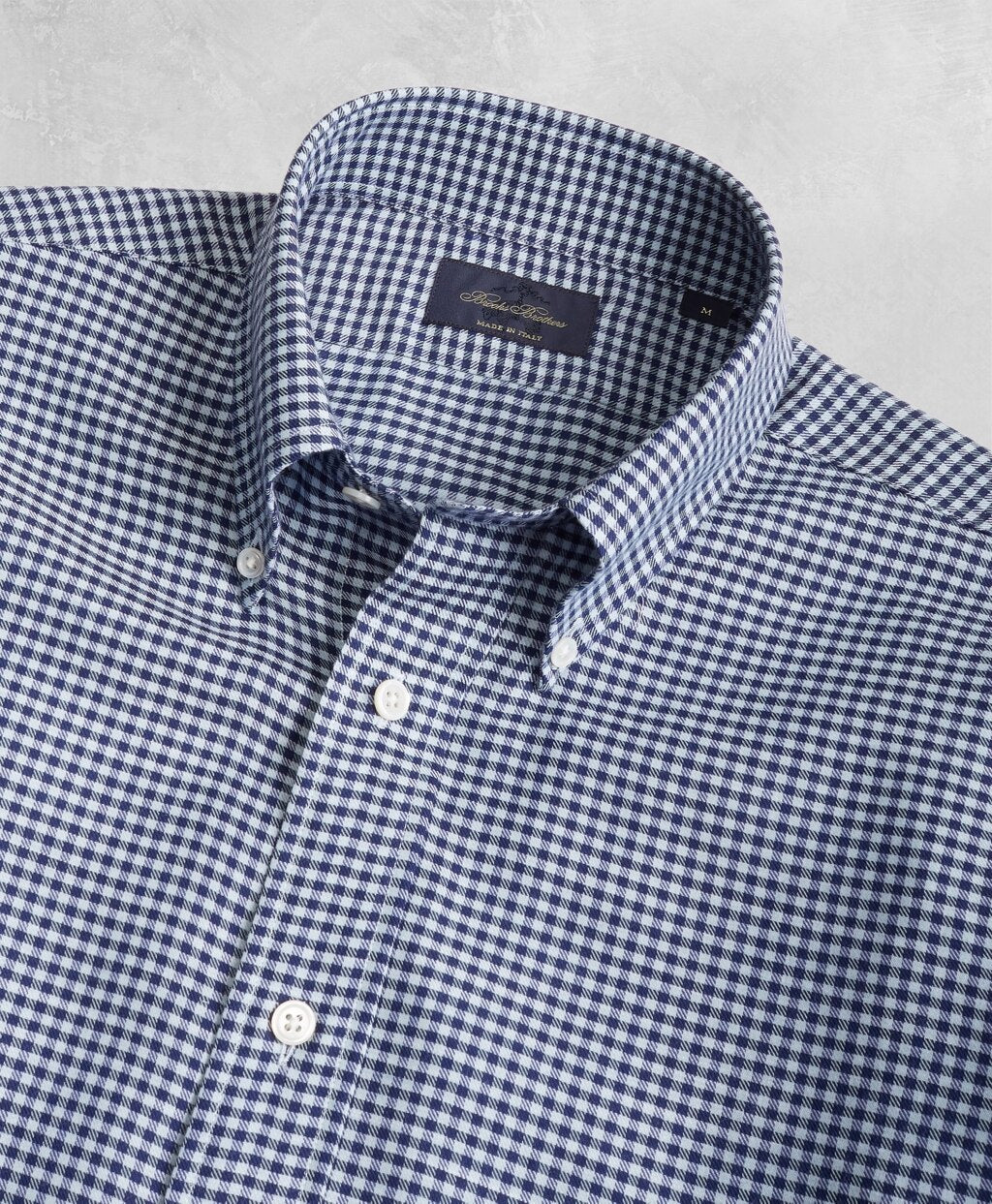 Brooks Brothers Men Golden Fleece® Regent Fit Gingham Sport Shirt