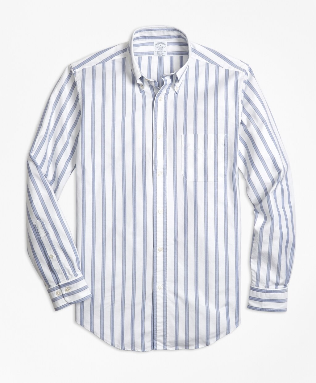 Brooks Brothers Men Regent Fit Oxford BB#1 Stripe Sport Shirt