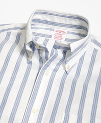 Brooks Brothers Men Madison Fit Oxford BB#1 Stripe Sport Shirt