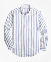 Brooks Brothers Men Madison Fit Oxford BB#1 Stripe Sport Shirt