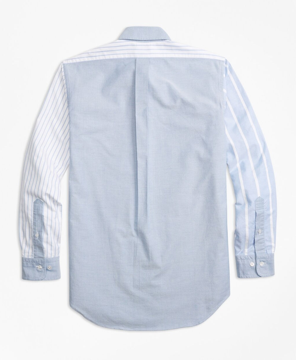 Brooks Brothers Men Madison Fit Oxford Fun Stripe Sport Shirt