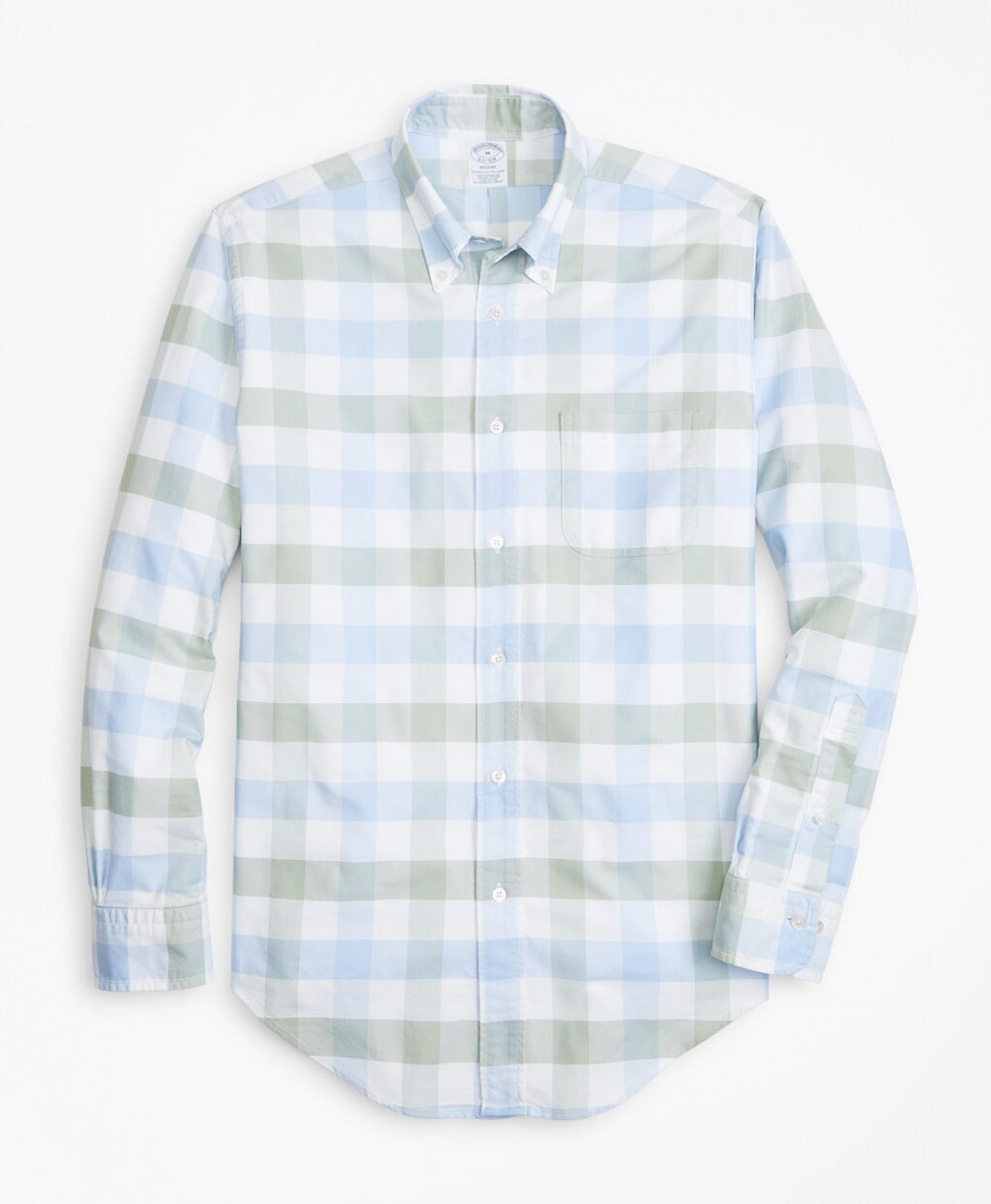 Brooks Brothers Men Regent Fit Oxford Check Sport Shirt