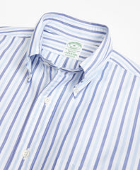 Brooks Brothers Men Milano Fit Oxford Alternating Stripe Sport Shirt