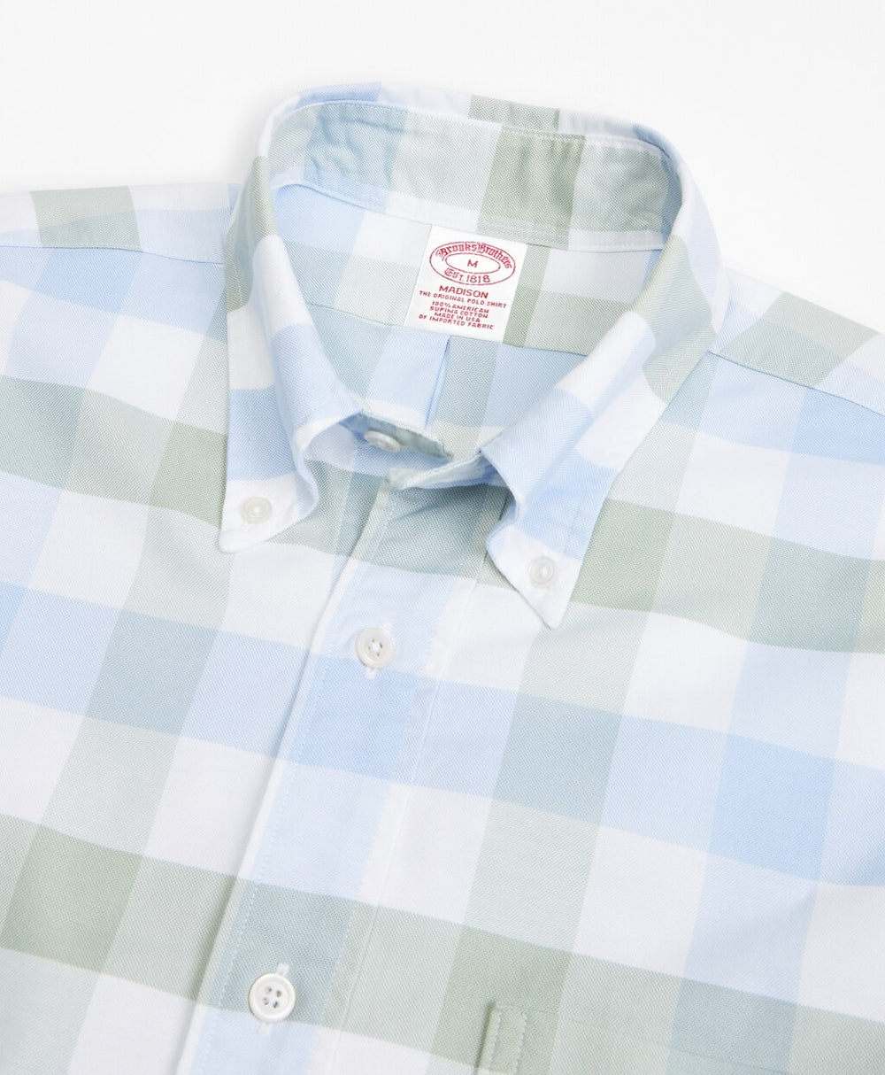 Brooks Brothers Men Madison Fit Oxford Check Sport Shirt