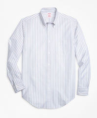 Brooks Brothers Men Madison Fit Oxford Double-Stripe Sport Shirt