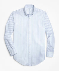 Brooks Brothers Men Regent Fit Oxford Double-Stripe Sport Shirt