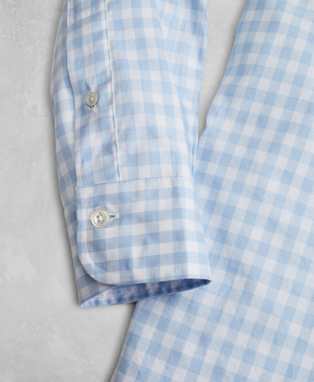 Brooks Brothers Men Golden Fleece® Regent Fit Gingham Flannel Sport Shirt