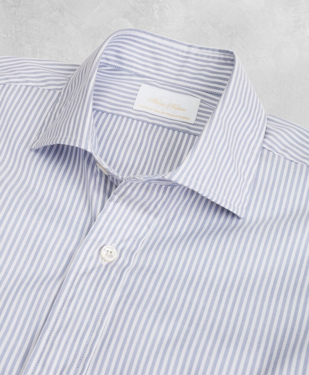 Brooks Brothers Men Golden Fleece® Regent Fit Striped Flannel Sport Shirt