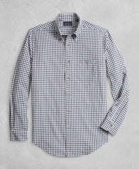 Brooks Brothers Men Golden Fleece® BrooksTech™ Regent Fit Gingham Sport Shirt